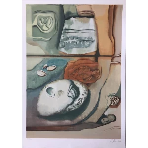 Skoteinos Giorgos, Fossils, Silkscreen print, 70 x 50 cm