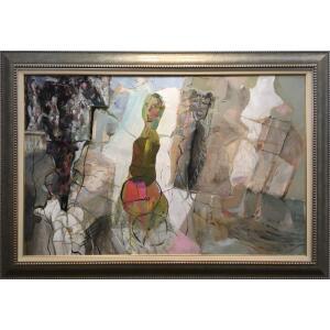 Kotchev Giorgi, Untitled, Mixed media on canvas, 95 x 147 cm