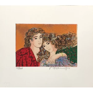 Stathopoulos Giorgos, Couple, Silkscreen, 19 x 23 cm