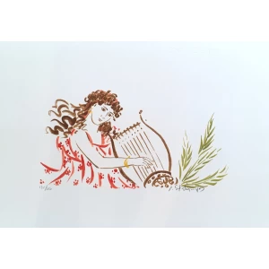 Stathopoulos Giorgos, Figure, Silkscreen, 35 x 50 cm