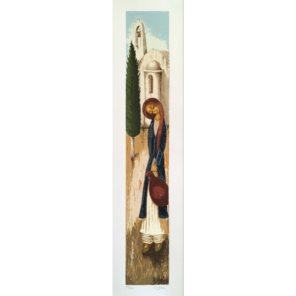 Hatzisotireiou Xanthos, Figure - Triptych set, Silkscreen print, 75 x 57 cm