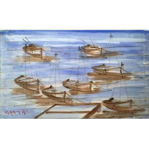 Adi Michael - Oil on Canvas - Daffy Duck - 80 x 120cm