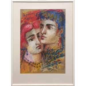 Kozakou Olga, Peace to us, Pastel on paper, 51 x 36.5 cm