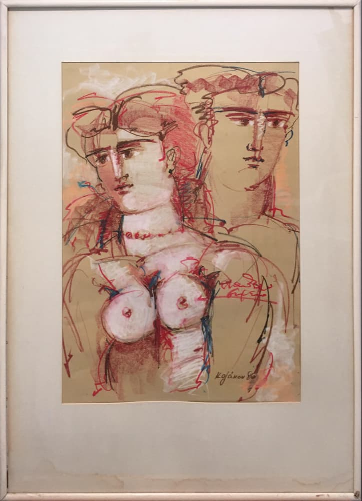 Kozakou Olga, Erotic series, Pastel on paper, 67 x 47.5 cm