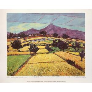 Economou Lefteris, Yellow Fields Larnaca 2002, Limited edition print, 50 x 72 cm