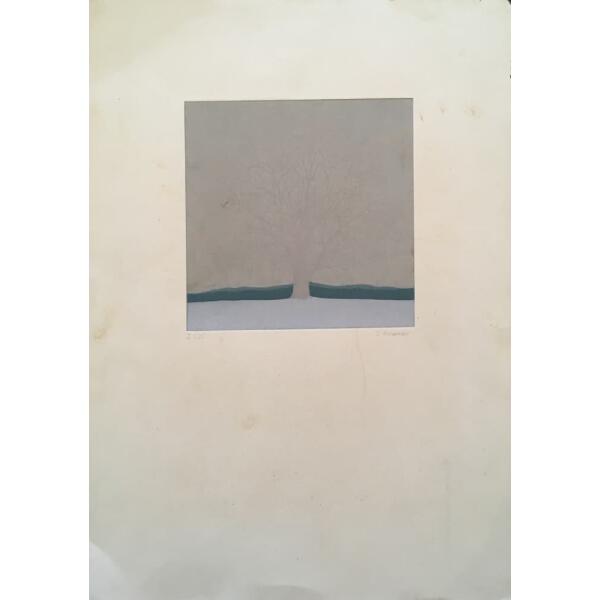 Bramer Josef, Tree, Silkscreen print, 53.5 x 38 cm