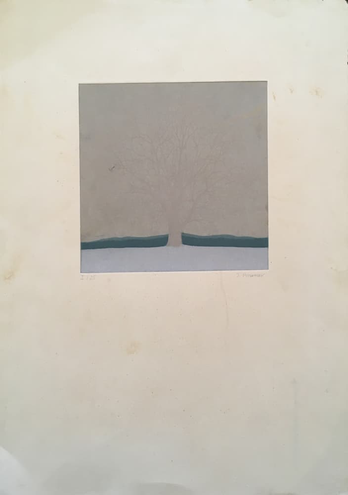 Bramer Josef, Tree, Silkscreen print, 53.5 x 38 cm