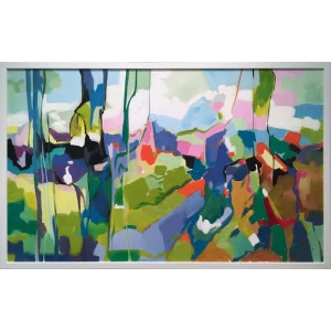 Rentis Retzas, Abstract, Acrylic on canvas, 90 x 146.5 cm