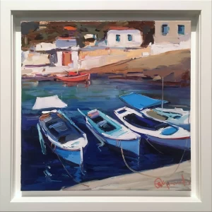 Kolokythas Vasilism Hydra, Greece, Oil on canvas, 50 x 50 cm