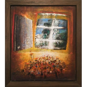 Efstathiou Andros, Untitled, Oil on canvas, 80 x 70.5 cm