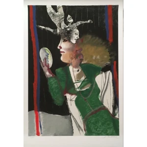 Mytaras Dimitris, Figures, Silkscreen print, 112 x 76 cm