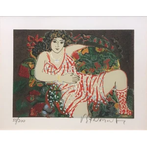 s057-bn Stathopoulos Giorgos, Nude, Silkscreen print, 19 x 23 cm