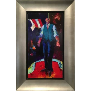 Georgiou Kostis, Giovani, Oil on canvas, 85 x 45 cm
