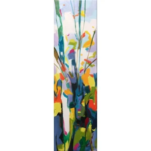 Rentis Retzas, Abstract, Acrylic on canvas, 100 x 30 cm