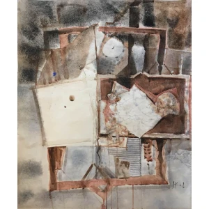 Kochev Giorgi, Untitled, Aquarelle on paper, 84 x 70.5 cm