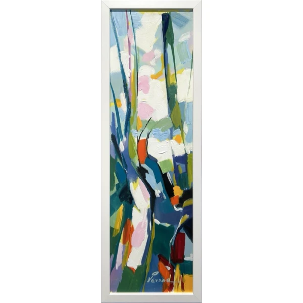 2587 Rentis Retzas, Abstract, Acrylic on canvas, 100 x 30 cm