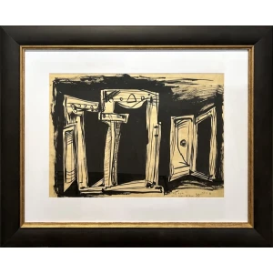 2722-ps Gaitis Yannis, Untitled, Ink on paper, 50 x 70 cm