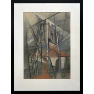 131125-da-1-au Danos, Untitled, Pastel on paper, 67.5 x 48 cm