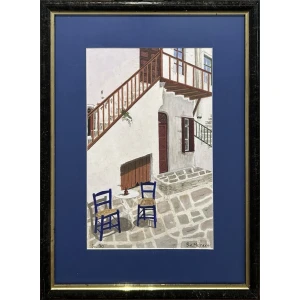 131125-me-1-au Metaxas, Untitled, Acrylic on paper, 49.5 x 31 cm