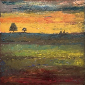 2792-au Michaelides Petros, Untitled, Oil on canvas, 69 x 69 cm