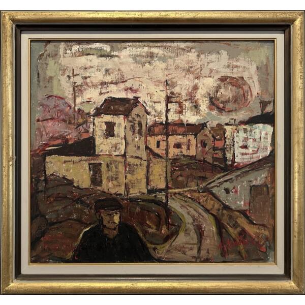 160426-ap-de-1-au Dedes Apostolos, Untitled, Oil on hardboard, 44.5 x 48.5 cm