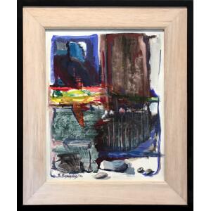 2399-au Michaelides Petros, Untitled, Oil on canvas, 60 x 50 cm