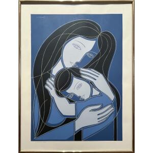 140526-ko-gi-3-au Kotsonis Giorgos, Motherhood, Silkscreen print, 70 x 54 cm