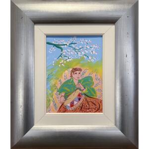 2086-au Stathopoulos Giorgos, The drummer boy, Acrylic on paper mounted on board, 30.5 x 22.5 cm