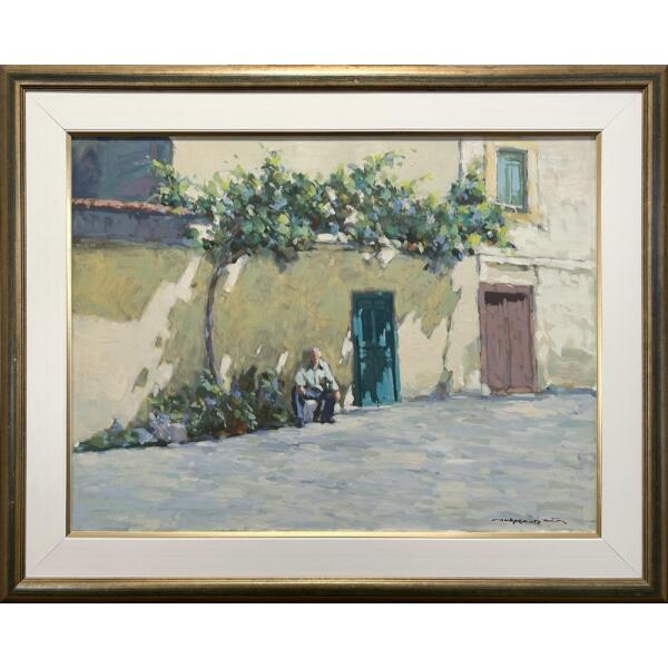 1032-au Andreadis Antonis, Untitled, Oil on canvas, 60 x 80 cm