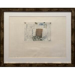 100926-ka-an-1-au Karayan Andreas, Arabian Garden, Etching, 35.5 x 49 cm