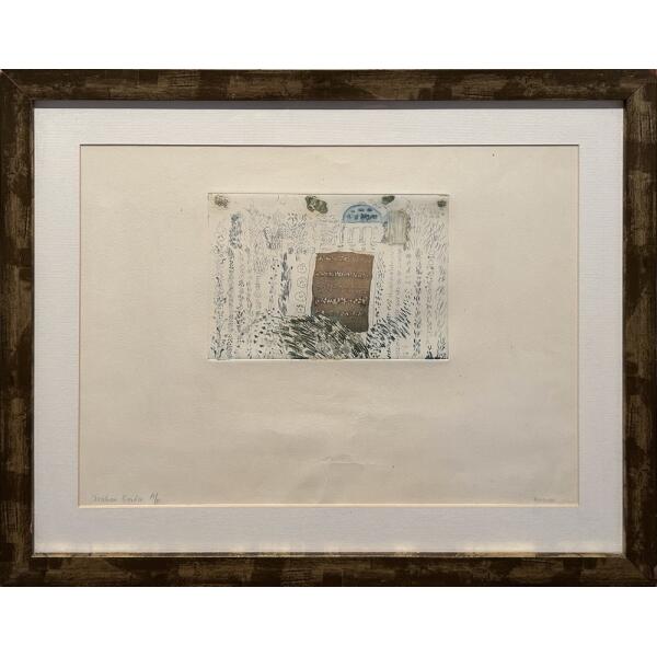 100926-ka-an-1-au Karayan Andreas, Arabian Garden, Etching, 35.5 x 49 cm