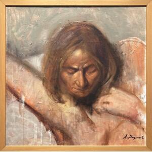100926-mi-an-1-au Mihailov Angel, Untitled, Oil on canvas, 50 x 50 cm