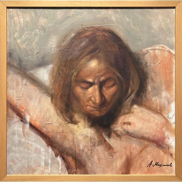 100926-mi-an-1-au Mihailov Angel, Untitled, Oil on canvas, 50 x 50 cm