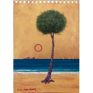 2828-au Milionis C. Dimitris, Aegean series, Acrylic on board, 29.5 x 21 cm