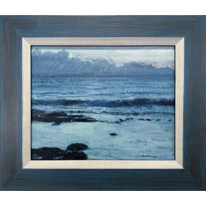 2878-bn Daniel Cordoba Garcia, Pafos Sunset, Oil on canvas mounted on board, 24 x 30 cm