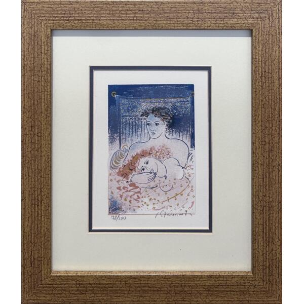 s069-f-au Stathopoulos Giorgos, Couple, Silkscreen print, 23 x 19 cm
